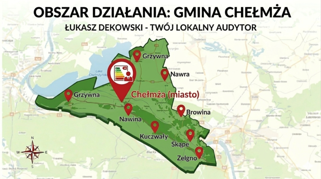 Chełmża Świadectwo Audyt Energetyczny